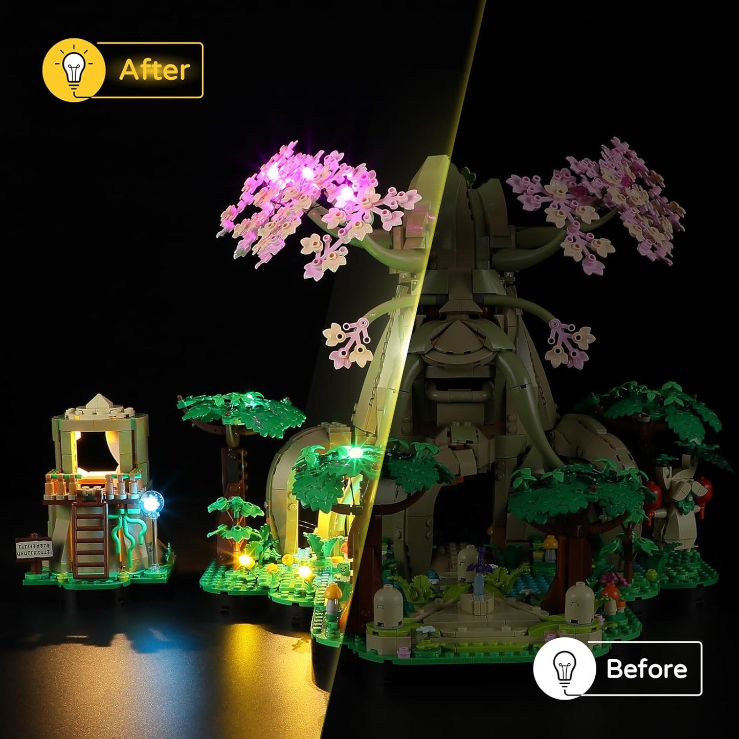 Light Kit for LEGO The Legend of Zelda Great Deku Tree 2-in-1 77092