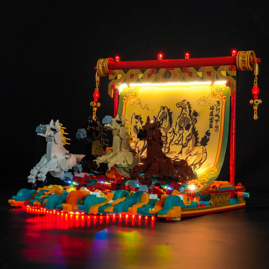 Light Kit for LEGO Galloping Horses Canvas 80119