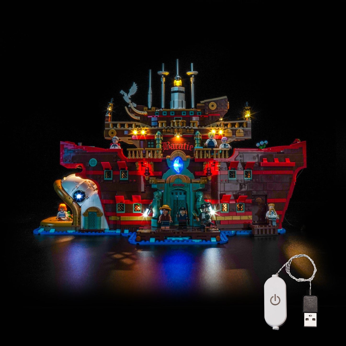 Light Kit for LEGO One Piece The Baratie Floating Restaurant 75640