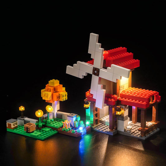 Light Kit for LEGO Minecraft The Windmill Farm 21262