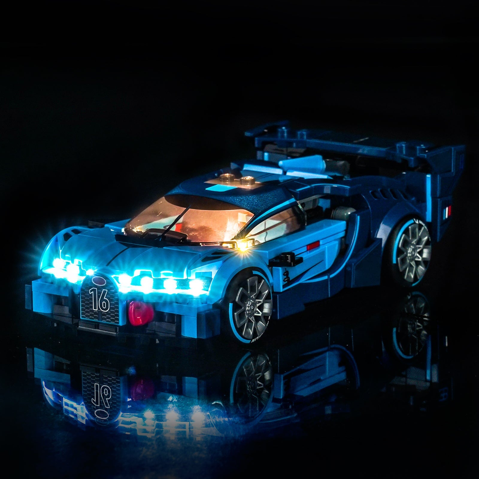 Light Kit for LEGO Speed Champions Bugatti Vision GT Hyper Sports Car 77253