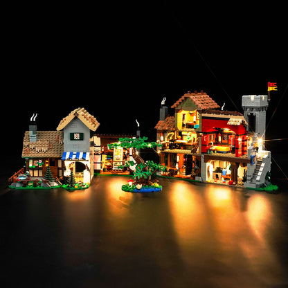 Light Kit for LEGO Icons Medieval Town Square 10332