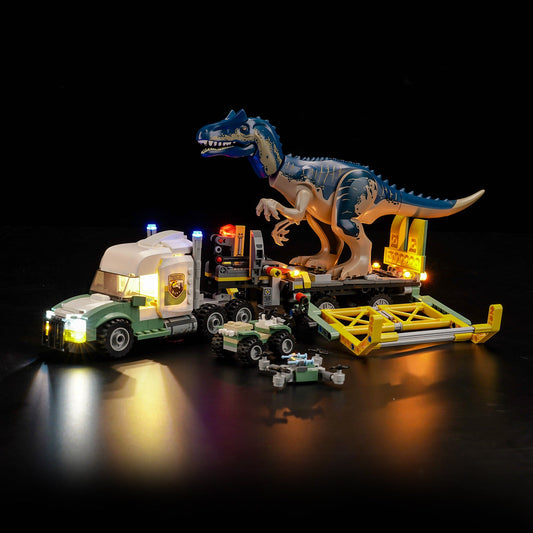 Light Kit for LEGO Dinosaur Missions: Allosaurus Transport Truck 76966