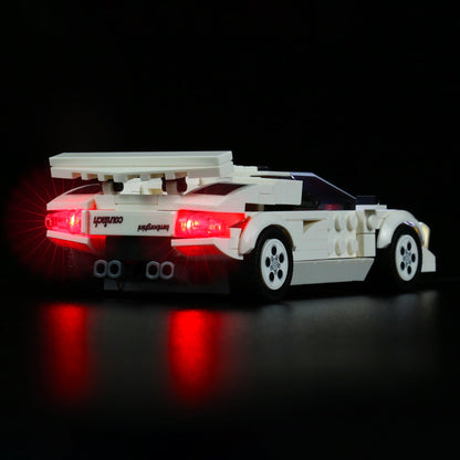 Light Kit for LEGO Speed Champions Lamborghini Countach 76908