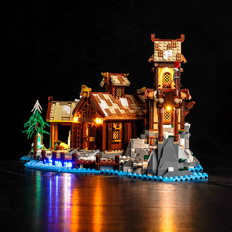 Light Kit For LEGO Viking Village 21343