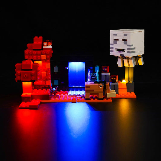 Light Kit for LEGO Minecraft The Nether Portal Ambush 21255