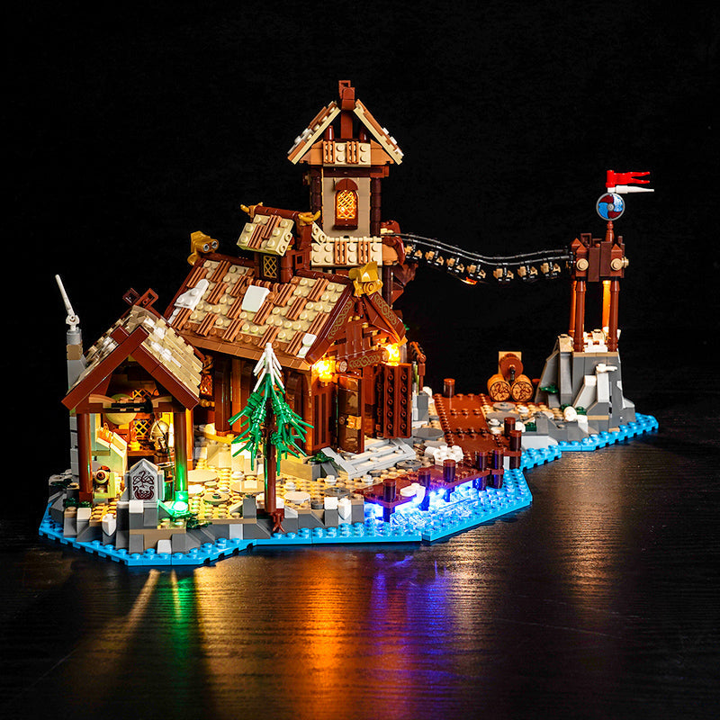 Light Kit For LEGO Viking Village 21343