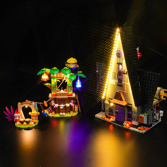 Light Kit for LEGO Despicable Me 4 Minions and Gru's Family Mansion 75583