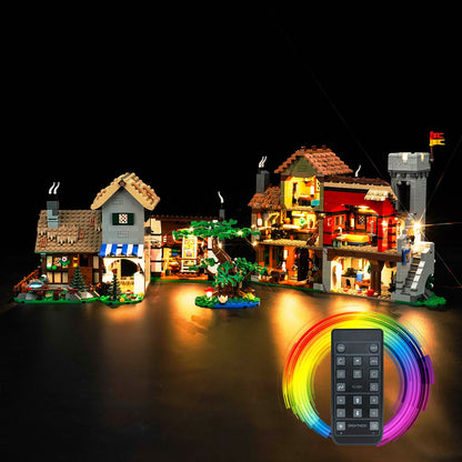 Light Kit for LEGO Icons Medieval Town Square 10332