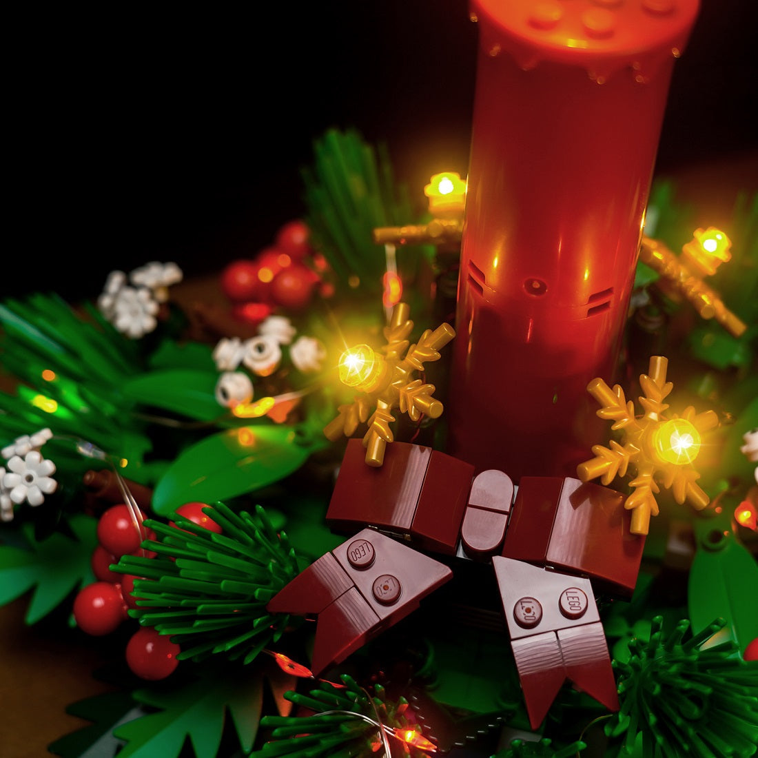 Light Kit for LEGO Christmas Table Decoration 40743