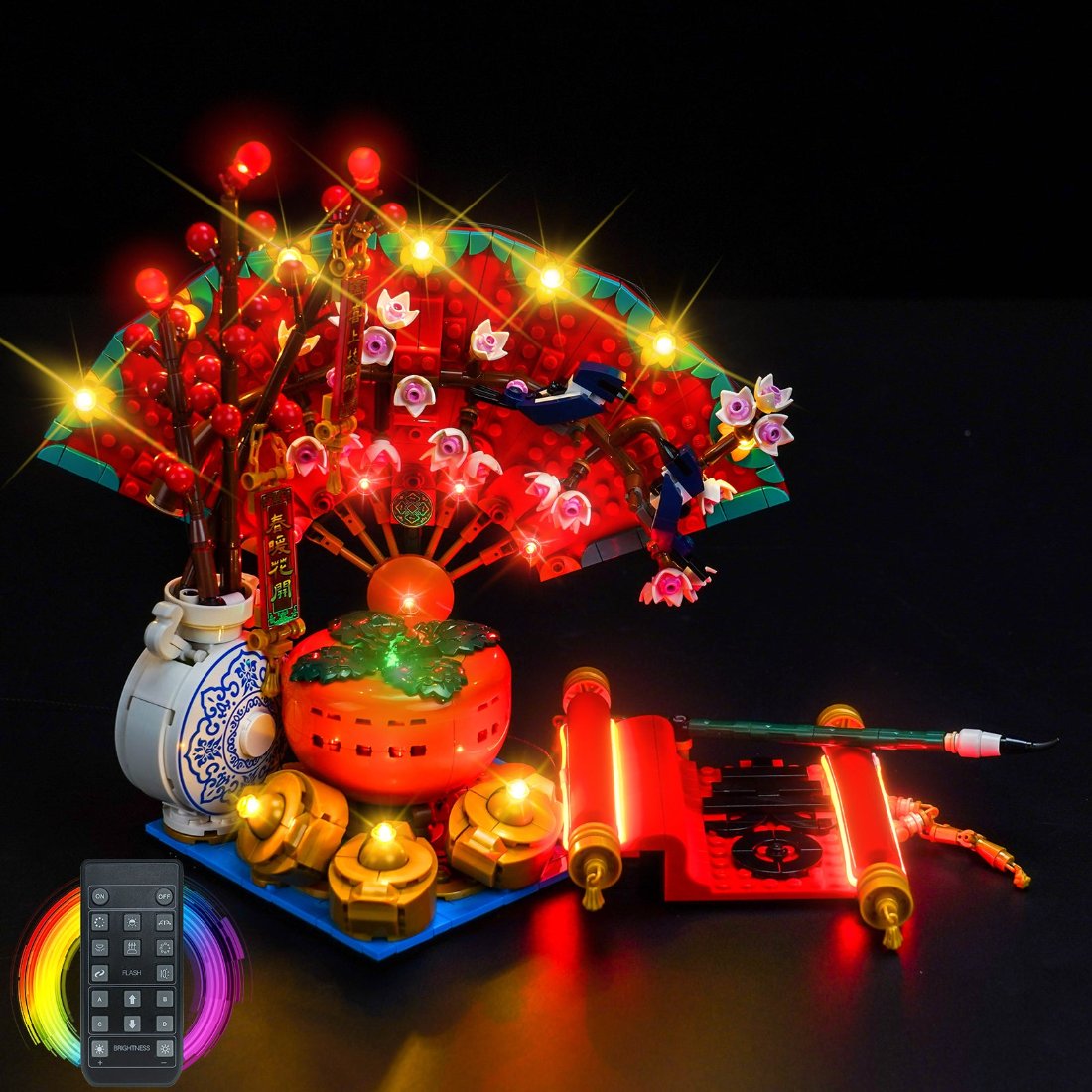 Light Kit for LEGO Good Fortune 80117