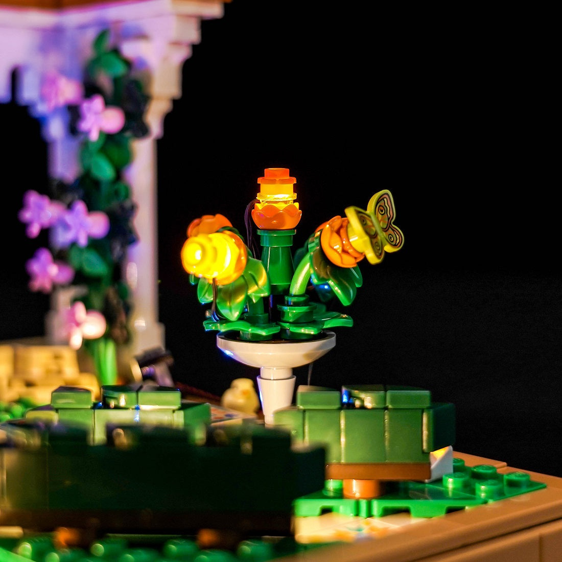 Light Kit for LEGO Icons Fountain Garden 10359
