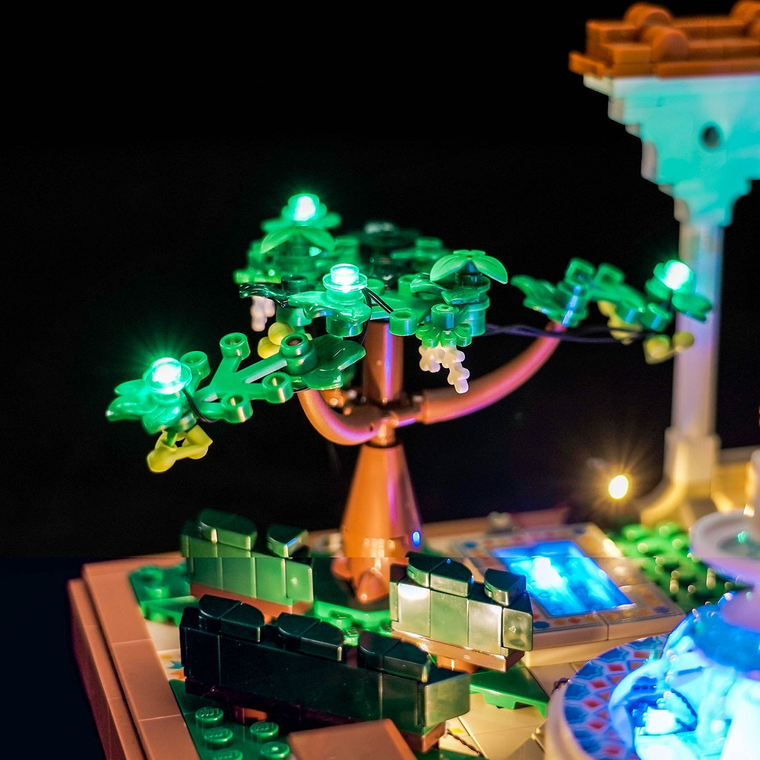 Light Kit for LEGO Icons Fountain Garden 10359