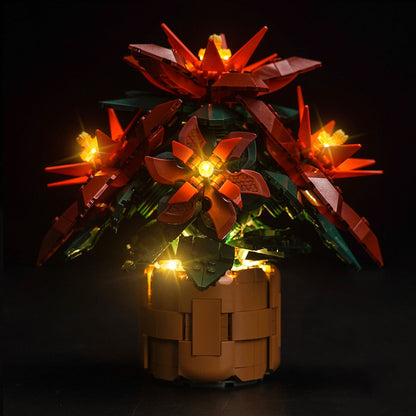 Light Kit for LEGO Icons Poinsettia 10370