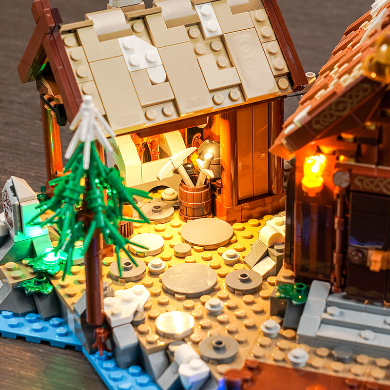 Light Kit For LEGO Viking Village 21343