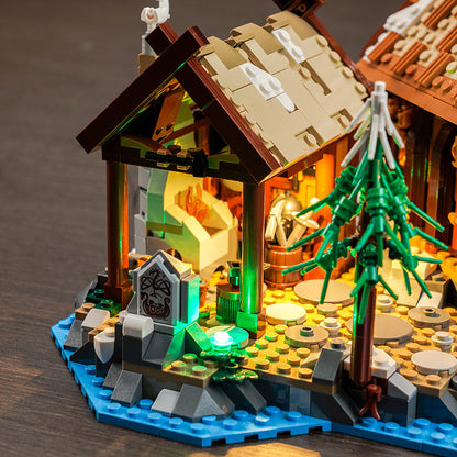 Light Kit For LEGO Viking Village 21343