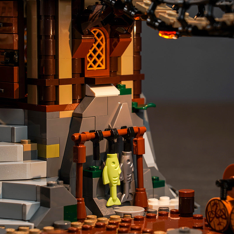 Light Kit For LEGO Viking Village 21343