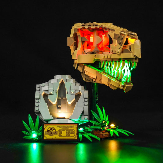 Light Kit for LEGO Jurassic World Dinosaur Fossils: T. rex Skull 76964