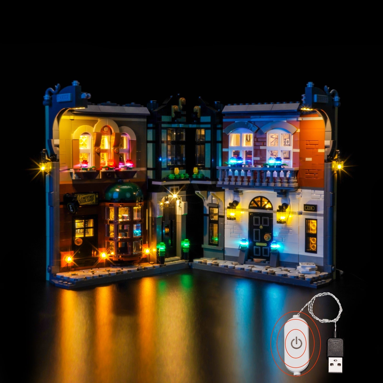 Light Kit for LEGO Icons Sherlock Holmes: Book Nook 10351