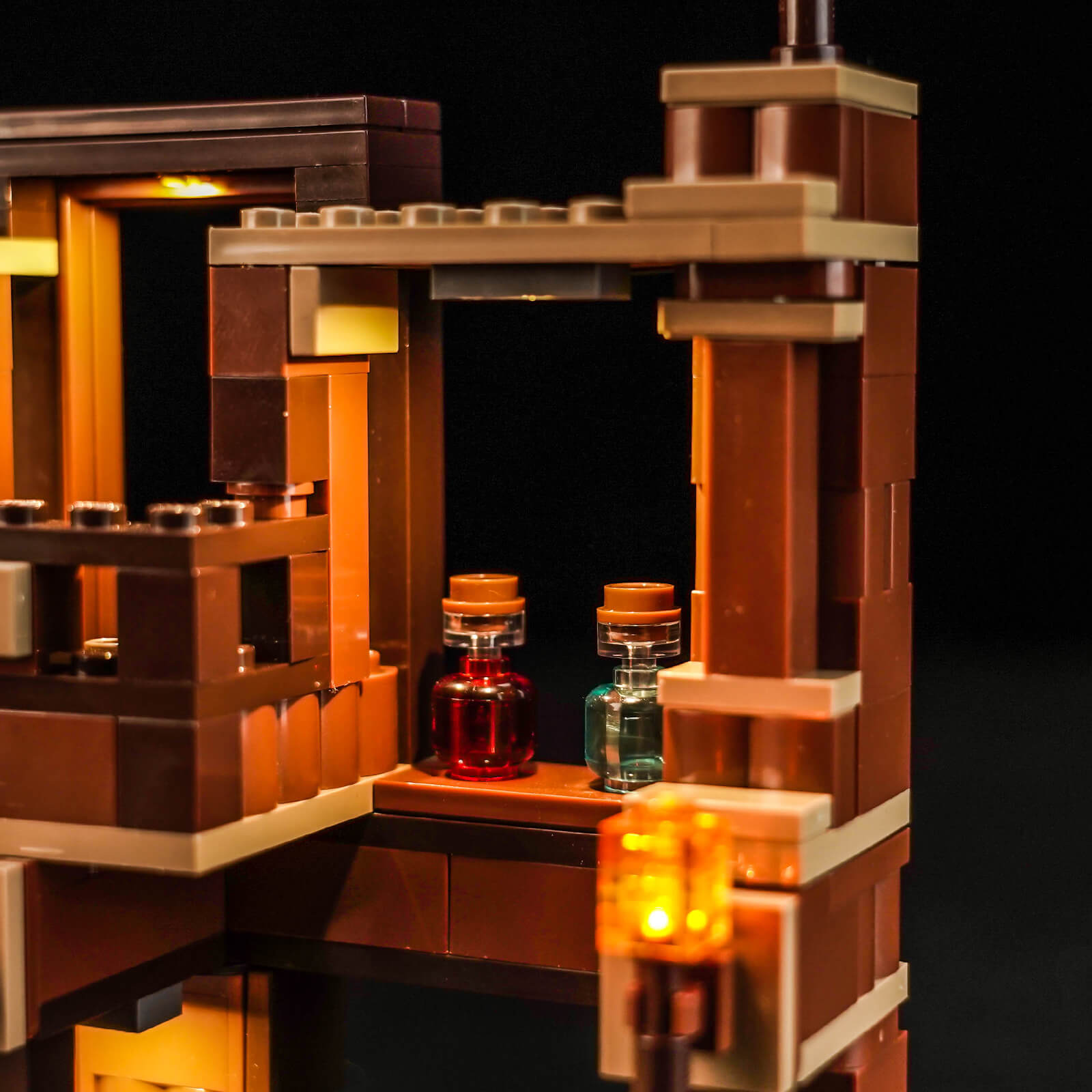light-kit-for-lego-minecraft-woodland-mansion-fighting-ring-21272-8