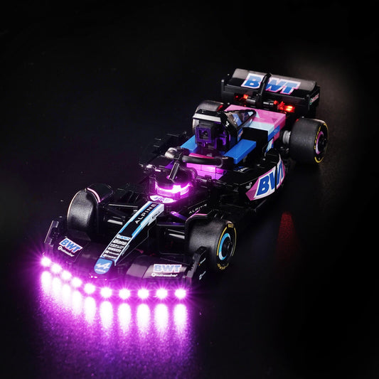 Light Kit for LEGO Speed Champions BWT Alpine F1 Team A524 Race Car 77248