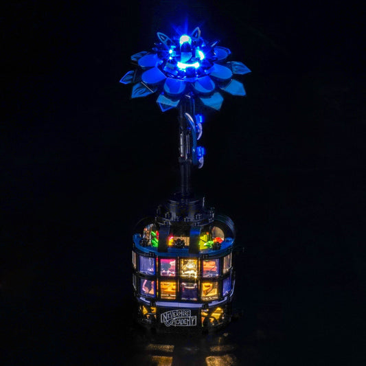 Light Kit for LEGO Wednesday Sets Black Dahlia Flower 76784