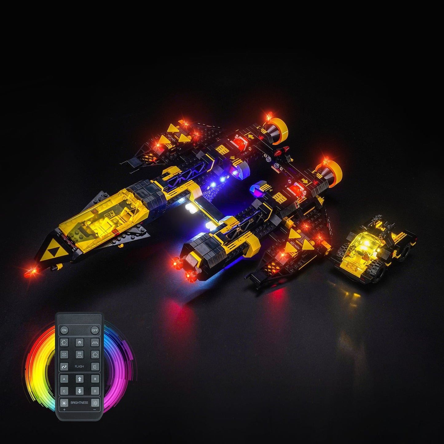 Light Kit for LEGO Icons Blacktron Renegade 10355