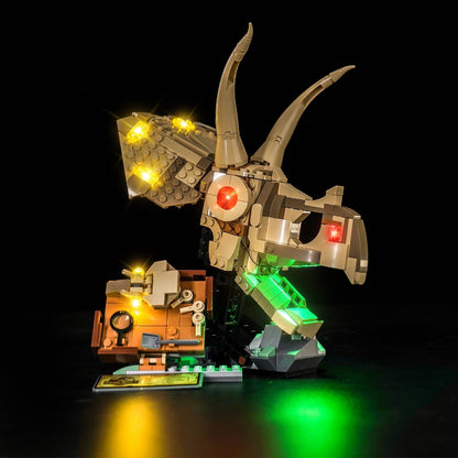 Light Kit for LEGO Jurassic World Dinosaur Fossils: Triceratops Skull 76969