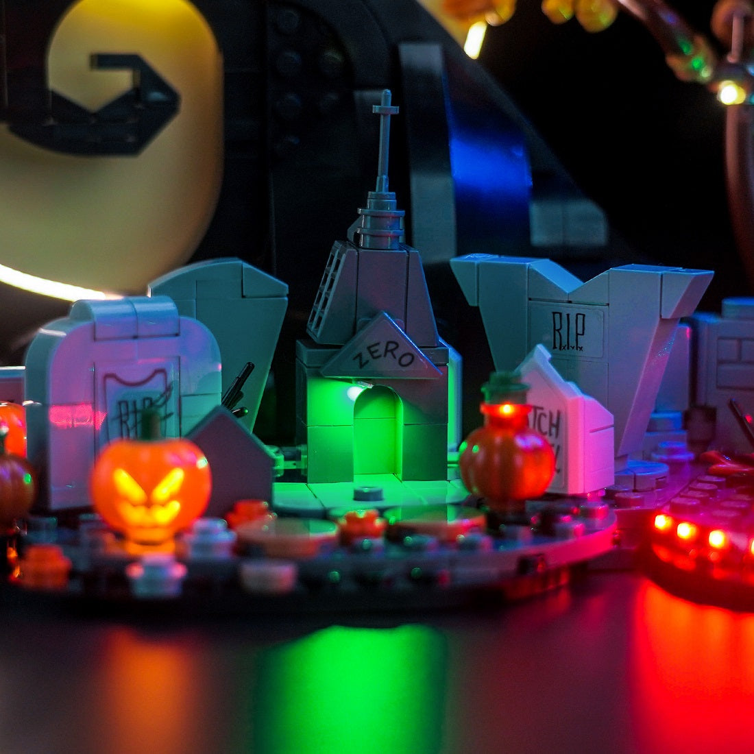 Light Kit for LEGO Ideas Disney Tim Burton's The Nightmare Before Christmas 21351 Plus Version