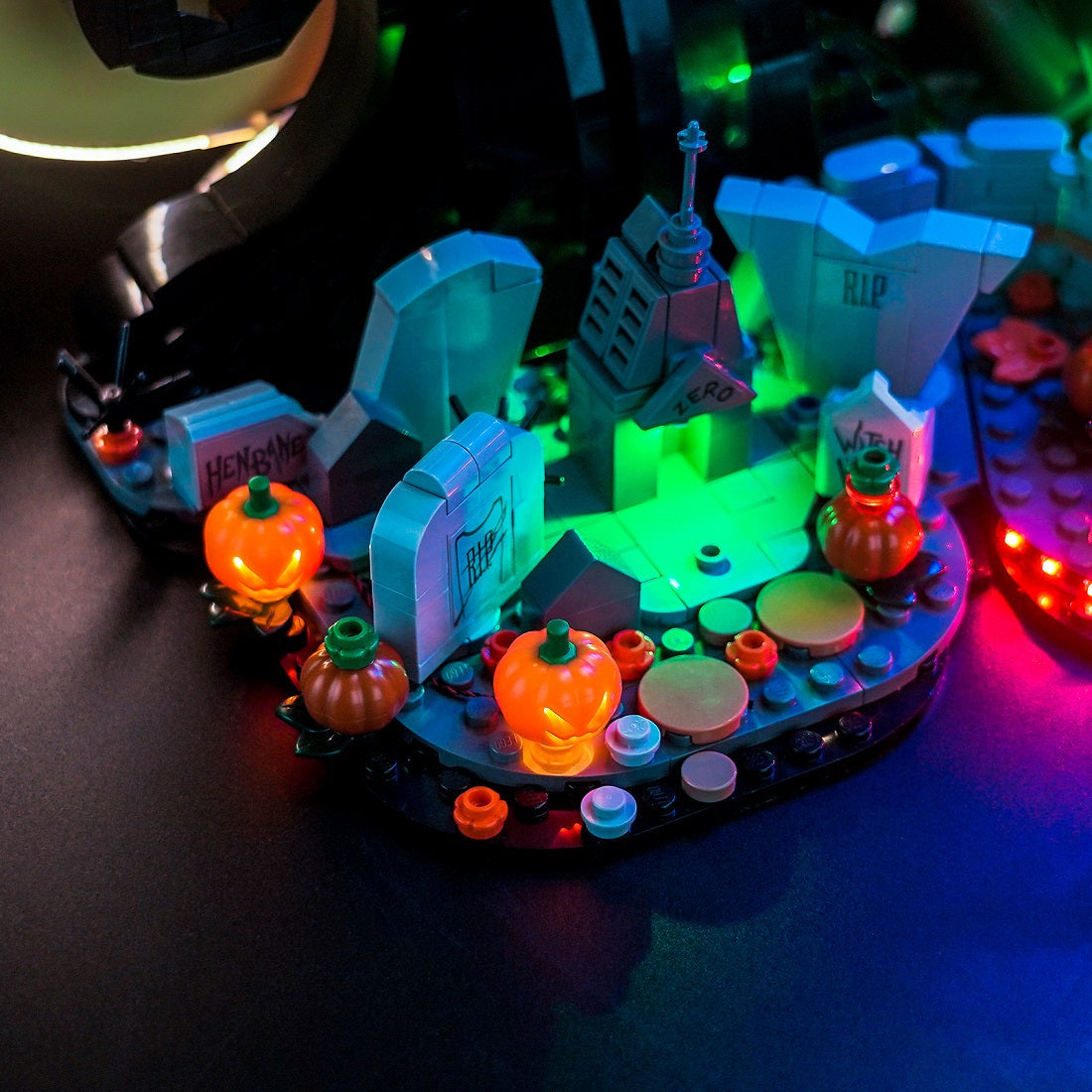 Light Kit for LEGO Ideas Disney Tim Burton's The Nightmare Before Christmas 21351 Plus Version