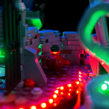 Light Kit for LEGO Ideas Disney Tim Burton's The Nightmare Before Christmas 21351 Plus Version