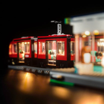 Light Kit for LEGO City Downtown Streetcar and Station 60423
