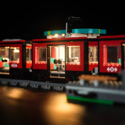 Light Kit for LEGO City Downtown Streetcar and Station 60423