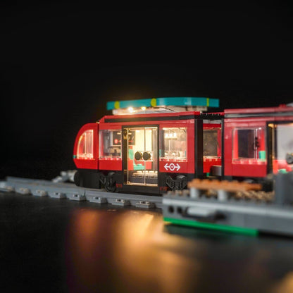 Light Kit for LEGO City Downtown Streetcar and Station 60423