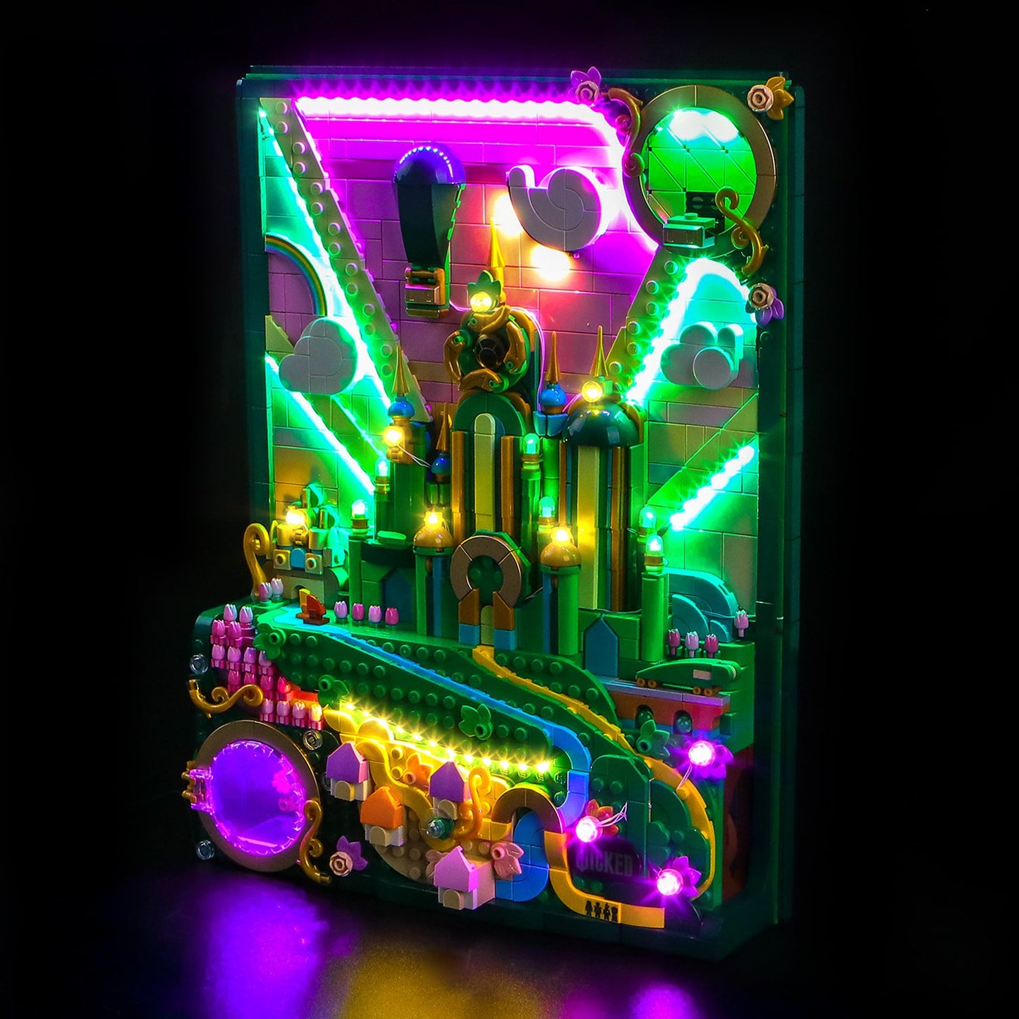 light-kit-for-lego-wicked-emerald-city-wall-art-75685-3