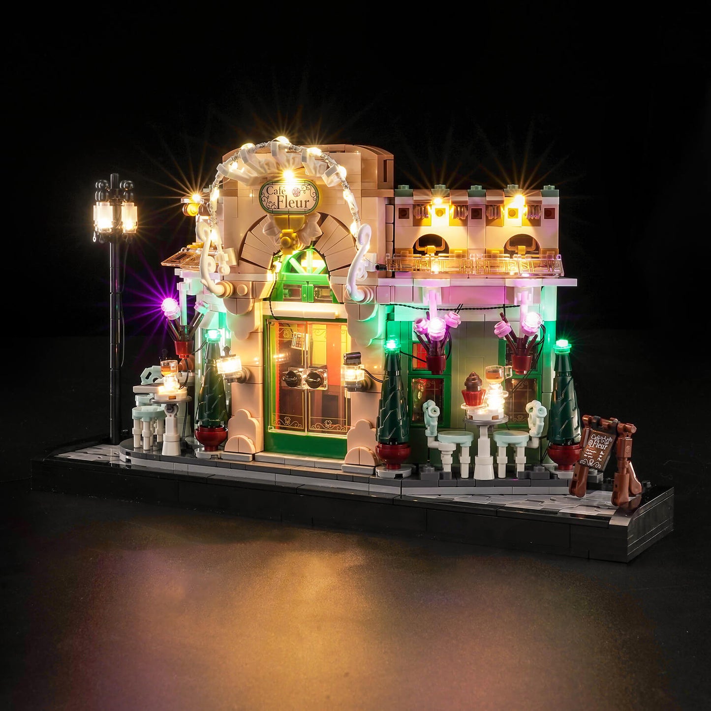 Light Kit for LEGO Icons French Café 10362