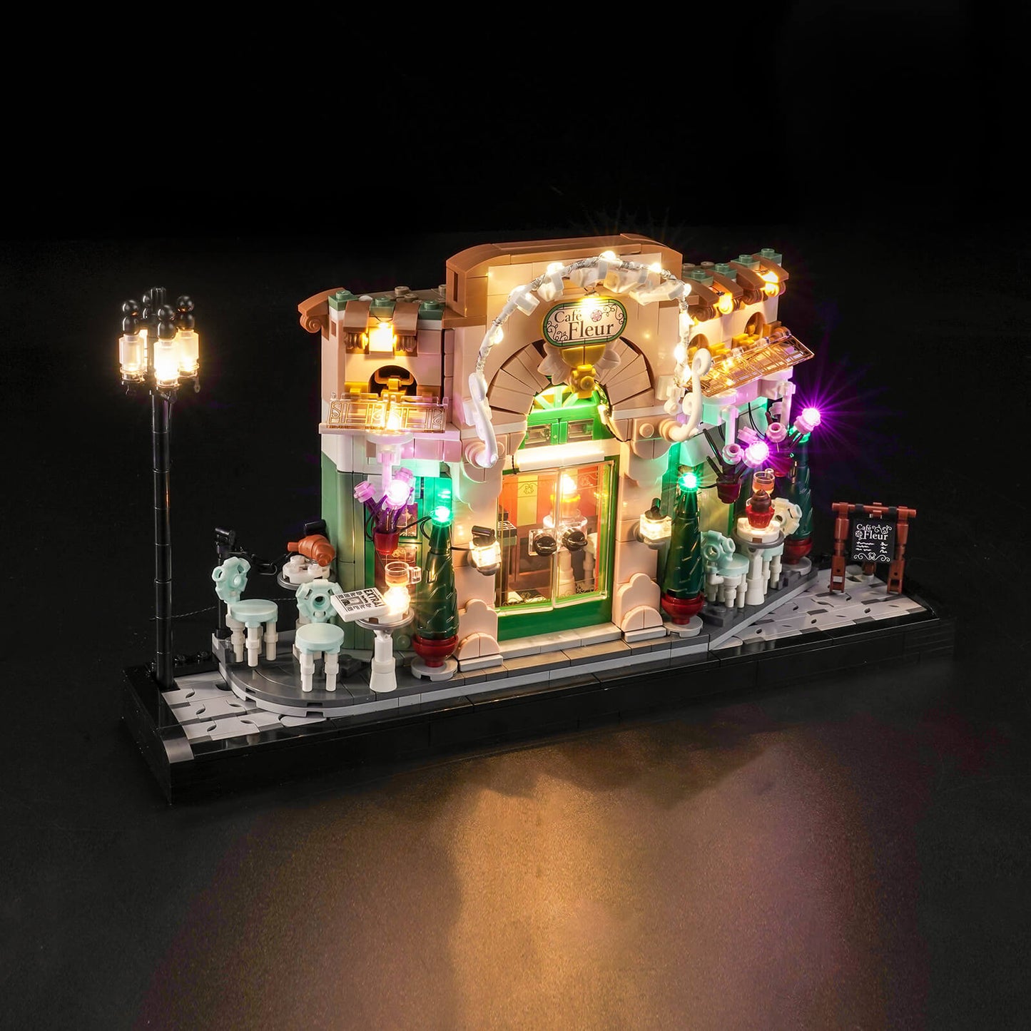 Light Kit for LEGO Icons French Café 10362