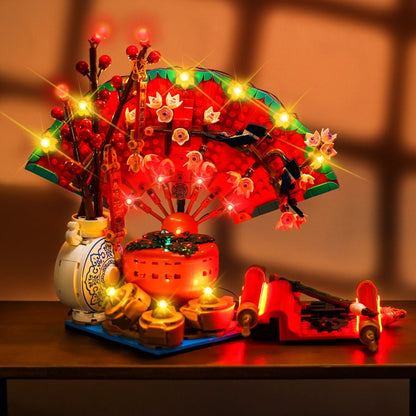 Light Kit for LEGO Good Fortune 80117