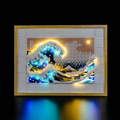 Light Kit for LEGO Art Hokusai ¨C The Great Wave 31208