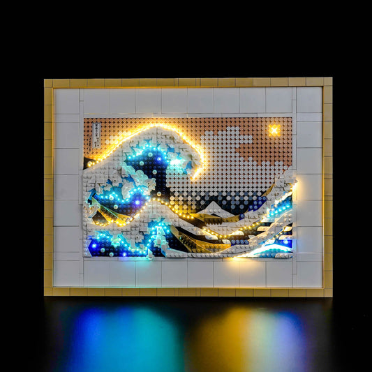 Light Kit for LEGO Art Hokusai ¨C The Great Wave 31208