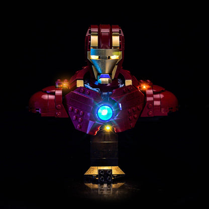 Light Kit for LEGO Marvel Iron Man MK4 Bust 76327