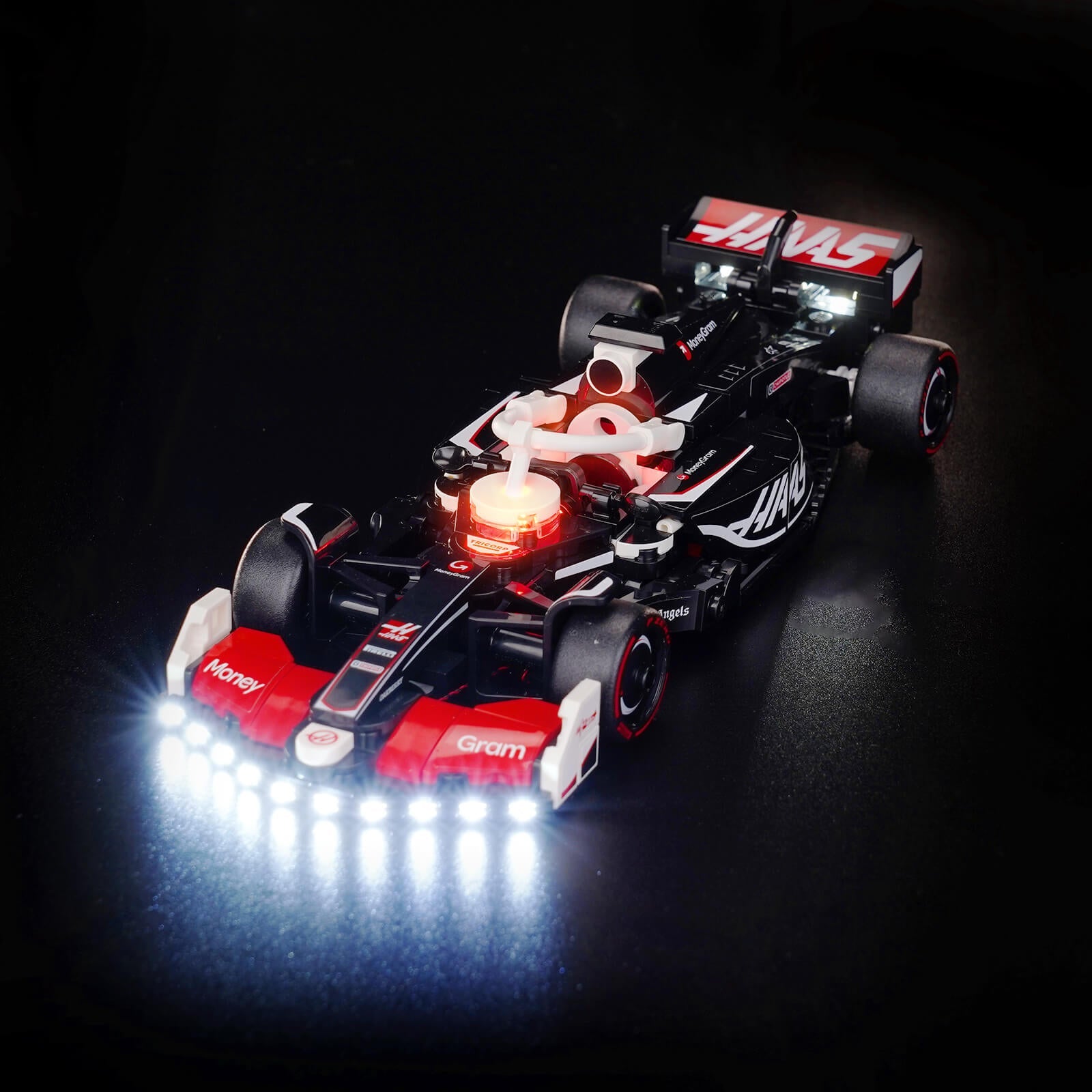 Light Kit for LEGO Speed Champions MoneyGram Haas F1 Team VF-24 Race Car 77250