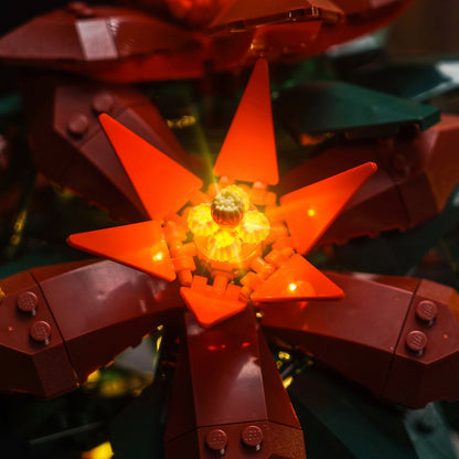 Light Kit for LEGO Icons Poinsettia 10370