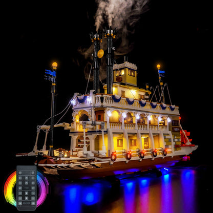 Light Kit for LEGO  Ideas River Steamboat 21356