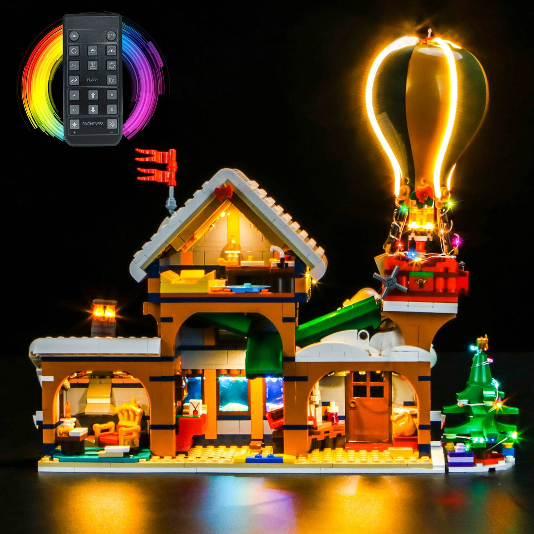 Light Kit for LEGO Icons Santa's Post Office 10339