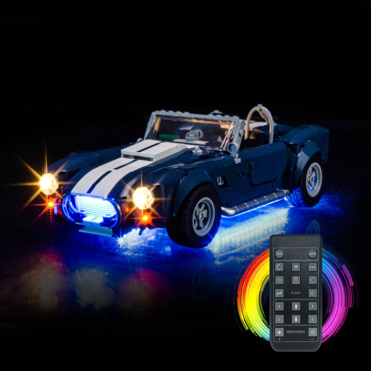 Light Kit for LEGO Icons Shelby Cobra 427 S/C 10357