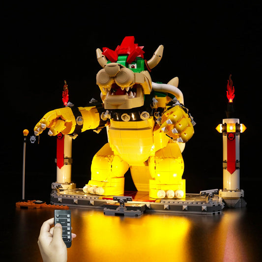 Light kit for The Mighty Bowser 71411