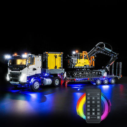 Light Kit for LEGO Technic Volvo FMX Truck & EC230 Electric Excavator 42175