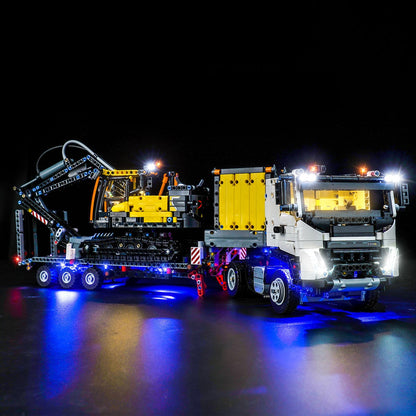 Light Kit for LEGO Technic Volvo FMX Truck & EC230 Electric Excavator 42175