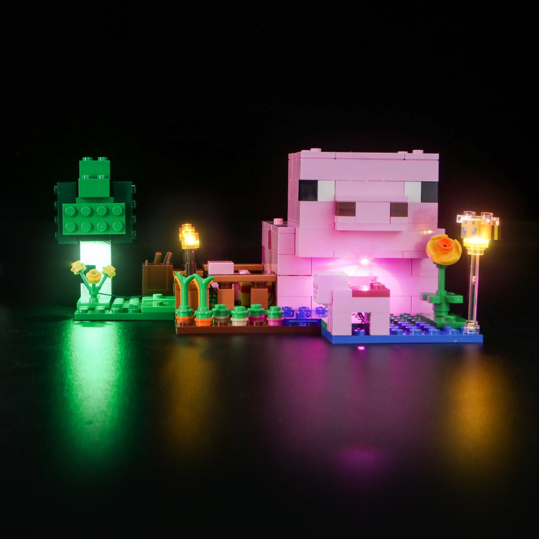 Light Kit for LEGO Minecraft The Baby Pig House 21268
